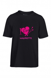 Dziecięca koszulka I love Majorette