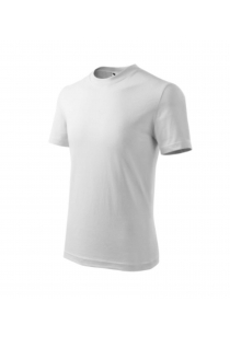 Biała Koszulka Bez Nadruku Na Trening