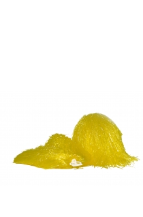 Jednokolorowy pompon - żółty